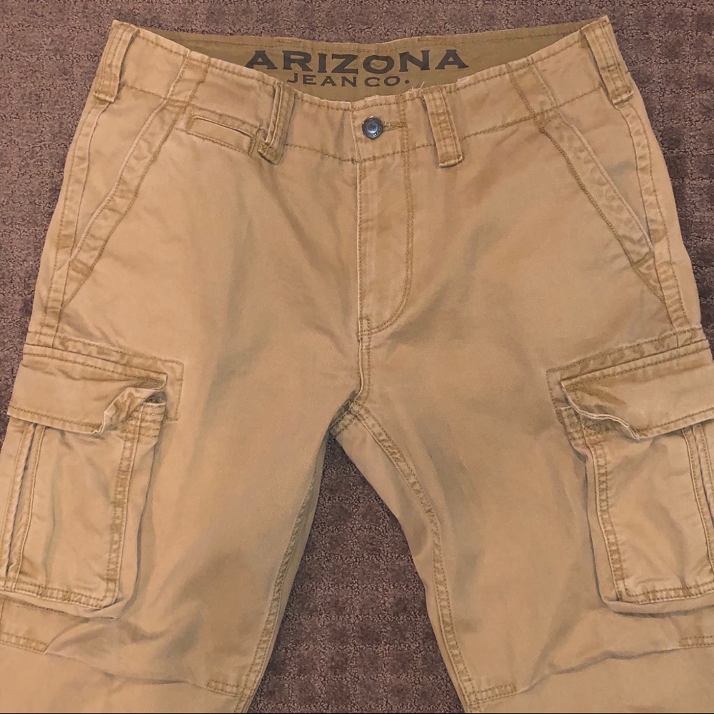 ARIZONA JEAN CO. Men’s KHAKI Cargo Pants 34 x 32